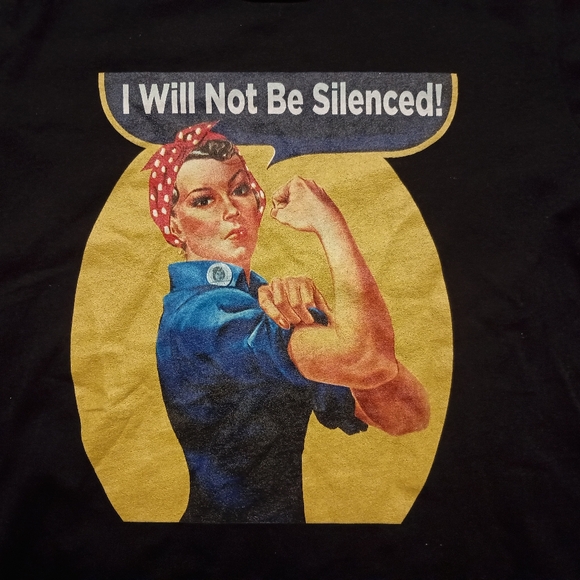 ROSIE THE RIVETER T-SHIRT - Women's Medium // Power Tee Shirt Vote - Picture 5 of 6